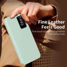 For Samsung Galaxy S23+ 5G Smart View Window Leather Phone Case with Card Slot(Green) - 3