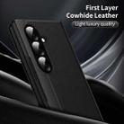 For Samsung Galaxy Z Fold7 5G Smart View Window Leather Phone Case with Card Slot(Black) - 2