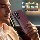 For Samsung Galaxy Z Fold7 5G Smart View Window Leather Phone Case with Card Slot(Red) - 3