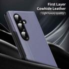 For Samsung Galaxy Z Fold7 5G Smart View Window Leather Phone Case with Card Slot(Purple) - 2
