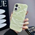 For iPhone 12 Velvet Leather PC Half Coverage Phone Case(Green) - 1