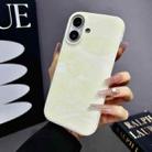 For iPhone 12 Pro Velvet Leather PC Half Coverage Phone Case(Yellow) - 1