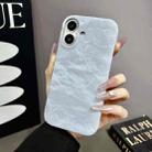 For iPhone 13 Velvet Leather PC Half Coverage Phone Case(Blue) - 1