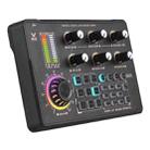 V80 For Mobile Phone Computer Portable Live Streaming Karaoke Sound Card Mixer - 1