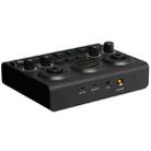 F10 48V Live Streaming Sound Card Audio Mixer Phantom Power Mixer - 3