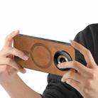 For Realme GT5 Pro Retro MagSafe Magnetic PU Back Cover Phone Case(Brown) - 3