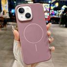 For iPhone 15 Glossy MagSafe Shockproof TPU Phone Case(Purple) - 2