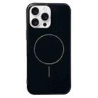 For iPhone 15 Pro Glossy TPU Shockproof MagSafe Phone Case(Black) - 1