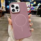 For iPhone 15 Pro Max Glossy TPU Shockproof MagSafe Phone Case(Purple) - 2