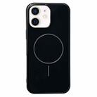 For iPhone 11 Glossy TPU Shockproof MagSafe Phone Case(Black) - 1