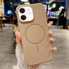 For iPhone 11 Glossy TPU Shockproof MagSafe Phone Case(Desert Gold) - 2