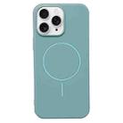 For iPhone 11 Pro Max Glossy TPU Shockproof MagSafe Phone Case(Blue) - 1