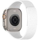 For Apple Watch 46mm / 49mm / 45mm / 44mm Litchi Texture Magnetic Silicone Watch Band(White) - 3