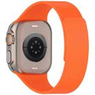For Apple Watch 46mm / 49mm / 45mm / 44mm Litchi Texture Magnetic Silicone Watch Band(Orange) - 3