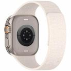 For Apple Watch 46mm / 49mm / 45mm / 44mm Litchi Texture Magnetic Silicone Watch Band(Starlight) - 3
