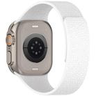 For Apple Watch 42mm / 41mm / 40mm / 38mm Litchi Texture Magnetic Silicone Watch Band(White) - 2