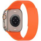 For Apple Watch 42mm / 41mm / 40mm / 38mm Litchi Texture Magnetic Silicone Watch Band(Orange) - 2