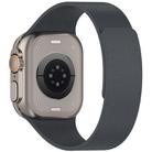 For Apple Watch 42mm / 41mm / 40mm / 38mm Litchi Texture Magnetic Silicone Watch Band(Starry Sky Lime) - 2