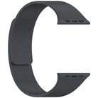 For Apple Watch 42mm / 41mm / 40mm / 38mm Litchi Texture Magnetic Silicone Watch Band(Starry Sky Lime) - 3