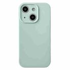 For iPhone 13 PU Hybrid TPU MagSafe IC Chip Phone Case(Light Green) - 1