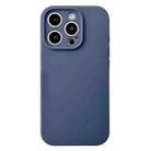 For iPhone 13 Pro PU Hybrid TPU MagSafe IC Chip Phone Case(Dark blue) - 1