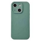 For iPhone 15 PU Hybrid TPU MagSafe IC Chip Phone Case(Green) - 1