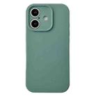 For iPhone 16 PU Hybrid TPU MagSafe IC Chip Phone Case(Green) - 1