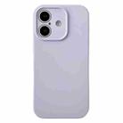 For iPhone 16 PU Hybrid TPU MagSafe IC Chip Phone Case(Purple) - 1