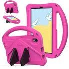 For onn. 7 Tablet Gen 4 2024 EVA Shockproof Tablet Case with Holder(RoseRed) - 1