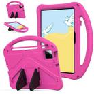 For onn. Tablet Pro 11 2024 EVA Shockproof Tablet Case with Holder(RoseRed) - 1