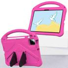 For onn. Tablet Pro 11 2024 EVA Shockproof Tablet Case with Holder(RoseRed) - 2