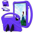 For onn. Tablet Pro 11 2024 EVA Shockproof Tablet Case with Holder(Purple) - 1