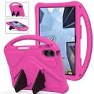 For onn. 12.1 Tablet Pro 2024 EVA Shockproof Tablet Case with Holder(RoseRed) - 1