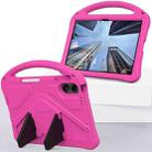 For onn. 12.1 Tablet Pro 2024 EVA Shockproof Tablet Case with Holder(RoseRed) - 2