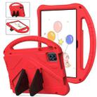 For onn. 10.1 Tablet Gen 4 2024 EVA Shockproof Tablet Case with Holder(Red) - 1