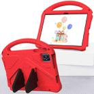 For onn. 10.1 Tablet Gen 4 2024 EVA Shockproof Tablet Case with Holder(Red) - 2