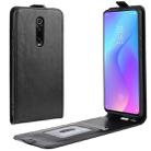 Crazy Horse Vertical Flip Leather Protective Case for Xiaomi Redmi K20 / K20 Pro / Mi 9T / Mi 9T Pro(Black) - 1