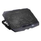 A6 Height Adjustable 6 Fans Cooler Ergonomic Laptop Stand Cooling Pad - 3