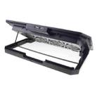 N22 Dual USB Ports Adjustable Laptop Stand Portable Cooling Pad with Phone Holder - 3