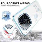 For Xiaomi Redmi Note 14 Pro+ 5G Bling Diamond Flower All-inclusive Phone Case(Blue) - 2