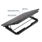 CP252 Adjustable Angle Notebook Cooler Stand Dual Fan Laptop Cooling Pad - 3