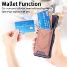 For Huawei Mate 70 Denim Texture Leather Skin Phone Case with Card Slot(Purple) - 3