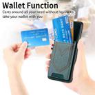 For Huawei Mate 70 Pro Denim Texture Leather Skin Phone Case with Card Slot(Green) - 3