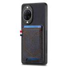 For Huawei nova 14 Pro Denim Texture Leather Skin Phone Case with Card Slot(Black) - 1