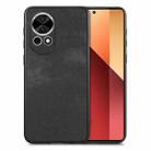 For Huawei nova 13 Vintage Leather PC Back Cover Phone Case(Black) - 1