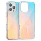 For iPhone 16 Pro Laser Engraved Texture MagSafe Phone Case(Vertical Stripes) - 1