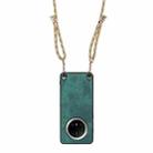 For Huawei Mate 70 Pro+ Vintage Leather PC Back Cover Phone Case with Crossbody Strap(Green) - 3