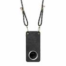 For Huawei Mate 70 Pro+ Vintage Leather PC Back Cover Phone Case with Crossbody Strap(Black) - 3