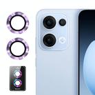 For OPPO Reno13 Global ENKAY Hat-Prince 9H Rear Camera Lens Aluminium Alloy Tempered Glass Film(Light Purple) - 1