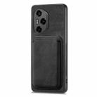 For Honor 300 Pro Retro Leather Card Bag Magnetic Phone Case(Black) - 2